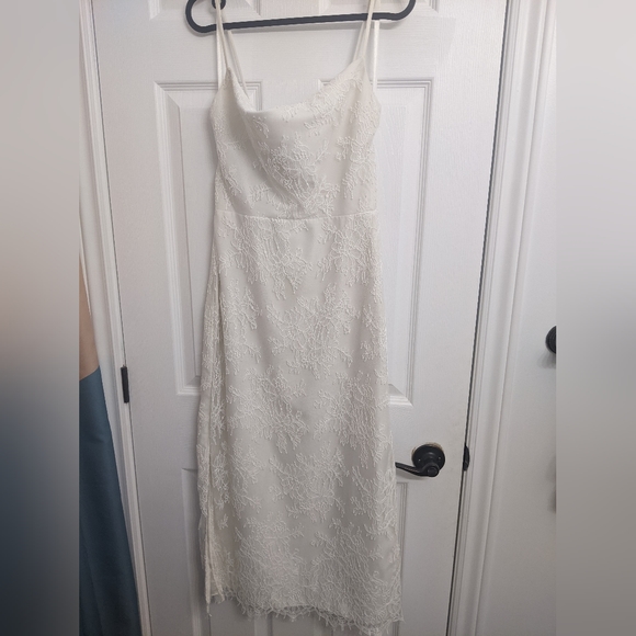 Amsale Midi Wedding Dress - Picture 5 of 9